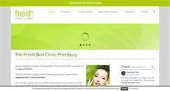 Desktop Screenshot of freshskinclinic.com